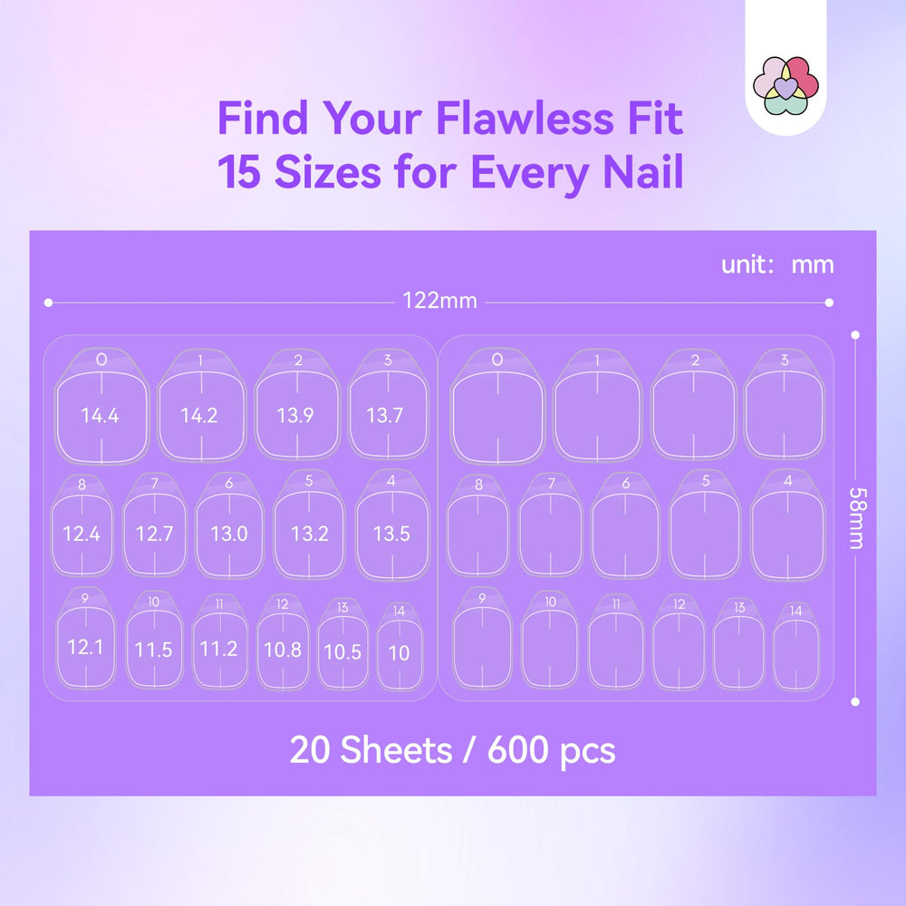 SAVILAND 15 sizes arrangement for precise fit.