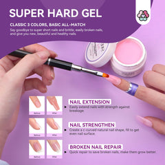 SAVILAND 15ml base and top gel with foundation for strong adhesion