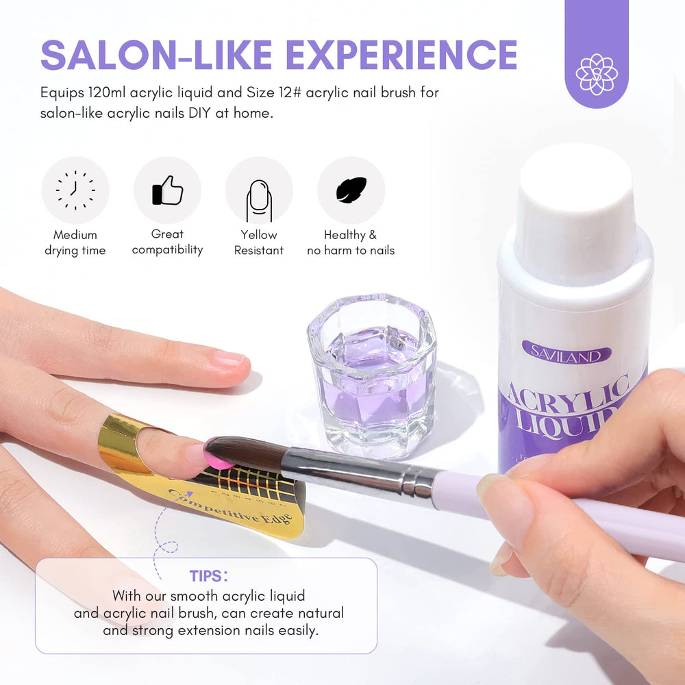 SAVILAND brush size 12 nylon bristles for precise application