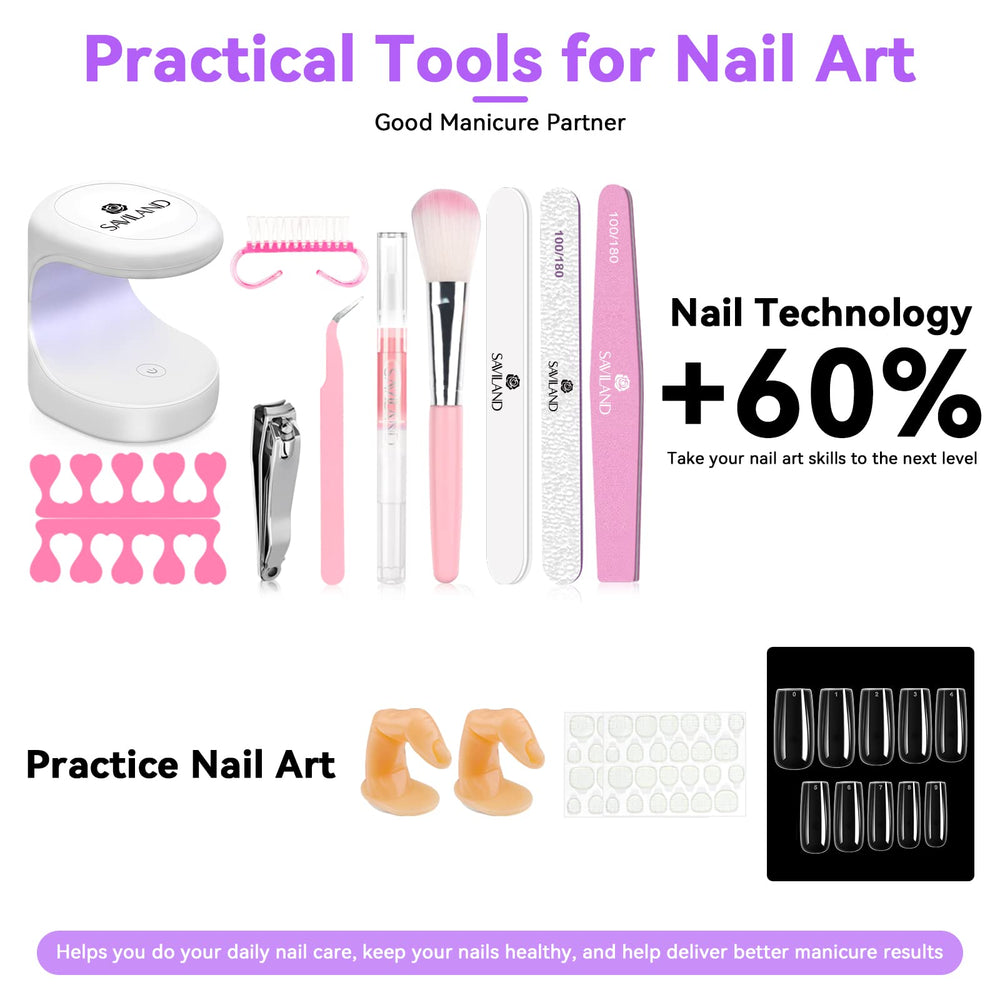 Saviland manicure tools for accurate prep