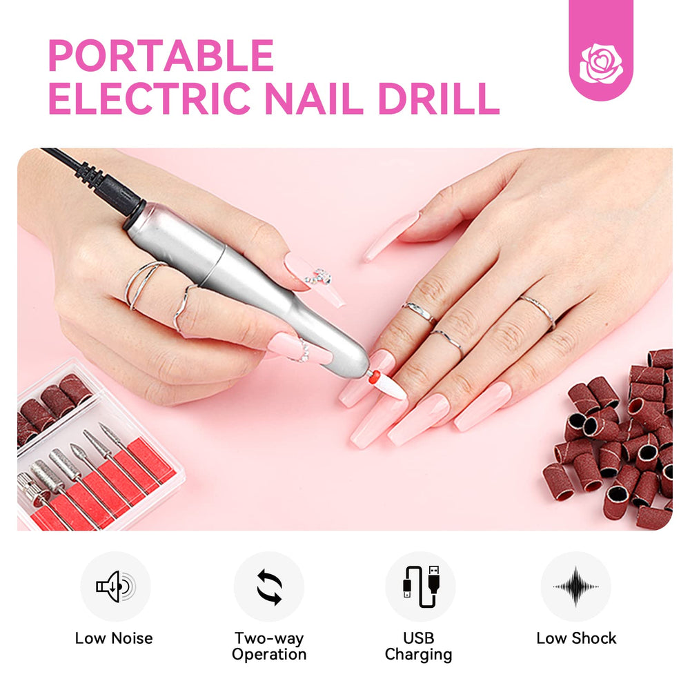 SAVILAND pink acrylic powder for soft, chic nails