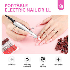 SAVILAND pink acrylic powder for soft, chic nails