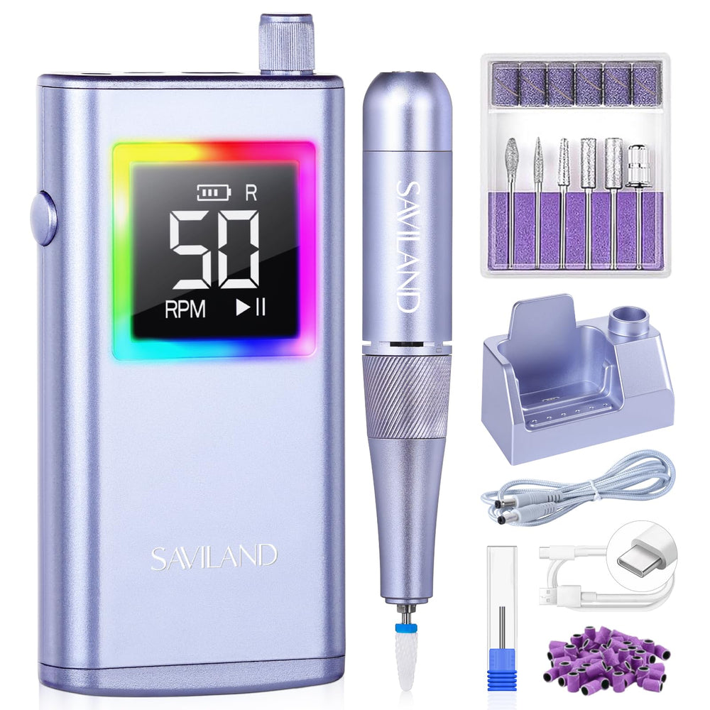 SAVILAND Advanced nail drill for fast acrylic removal in busy salons.