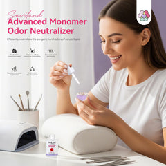 SAVILAND monomer drops rose scent diffusion in nail studio