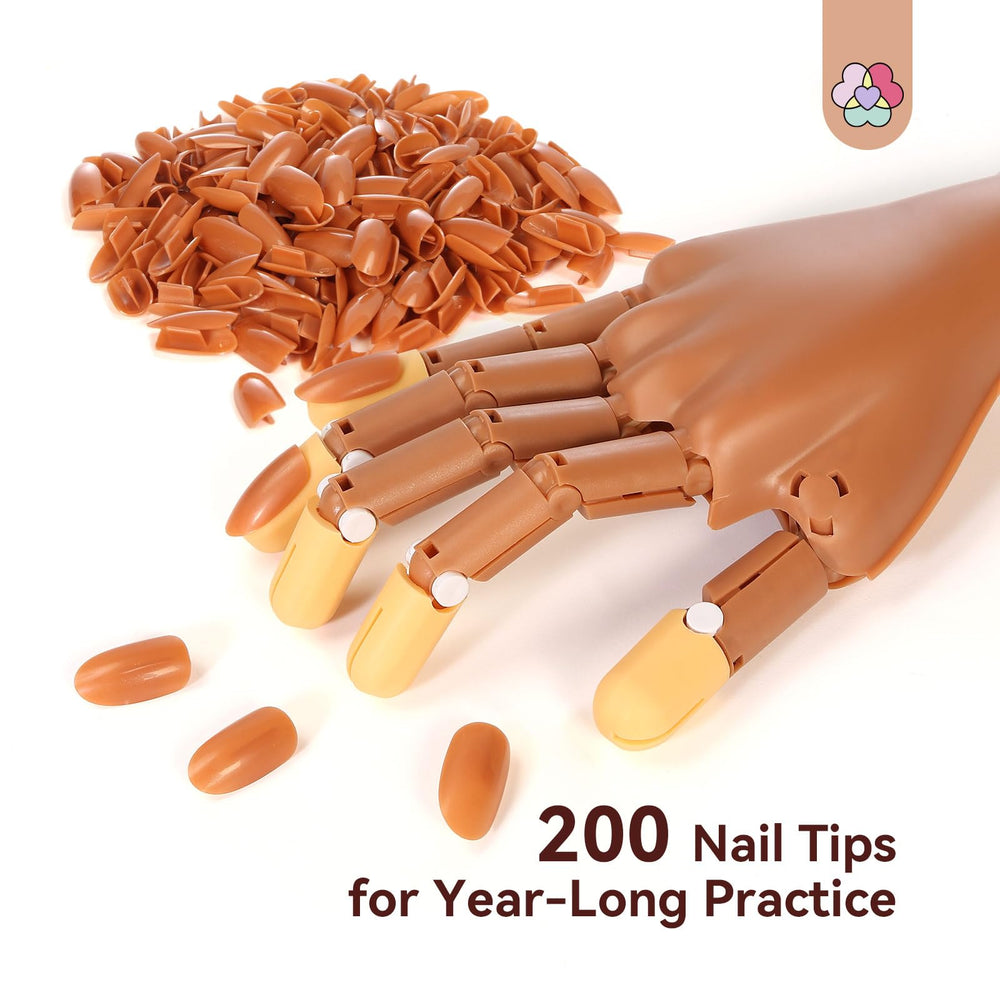SAVILAND beginner-friendly nail art hand for practicing without a live model