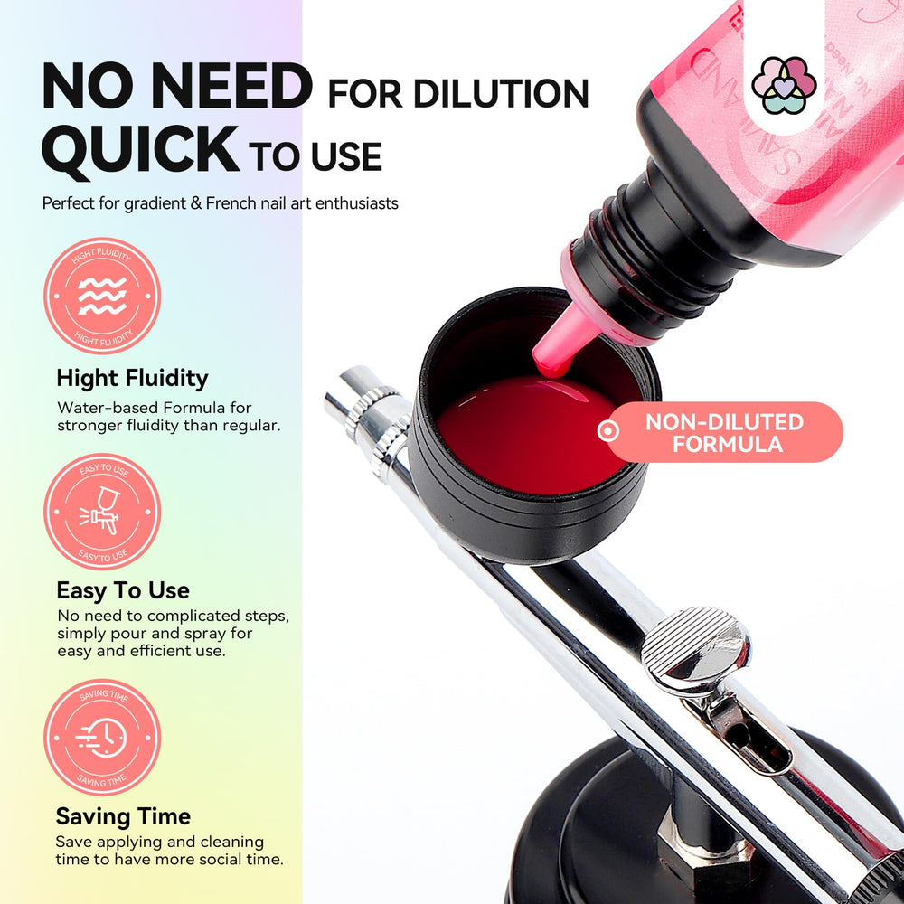 SAVILAND ultra-fine mist for precise airbrush nail designs