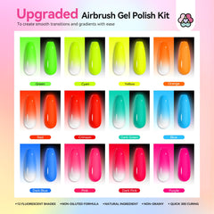 SAVILAND fluorescent glow under UV light for party-ready nails