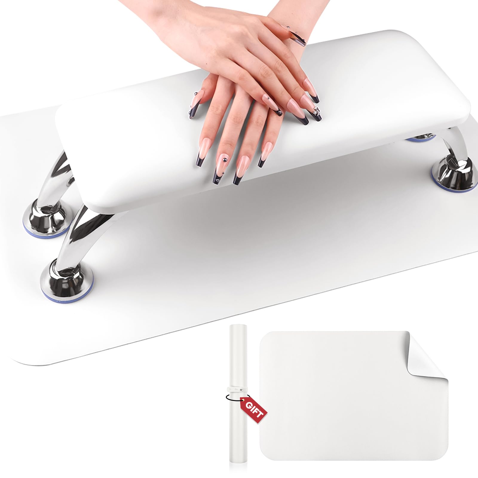 SAVILAND arm rest full-length for nails tech professional offers extended client comfort.