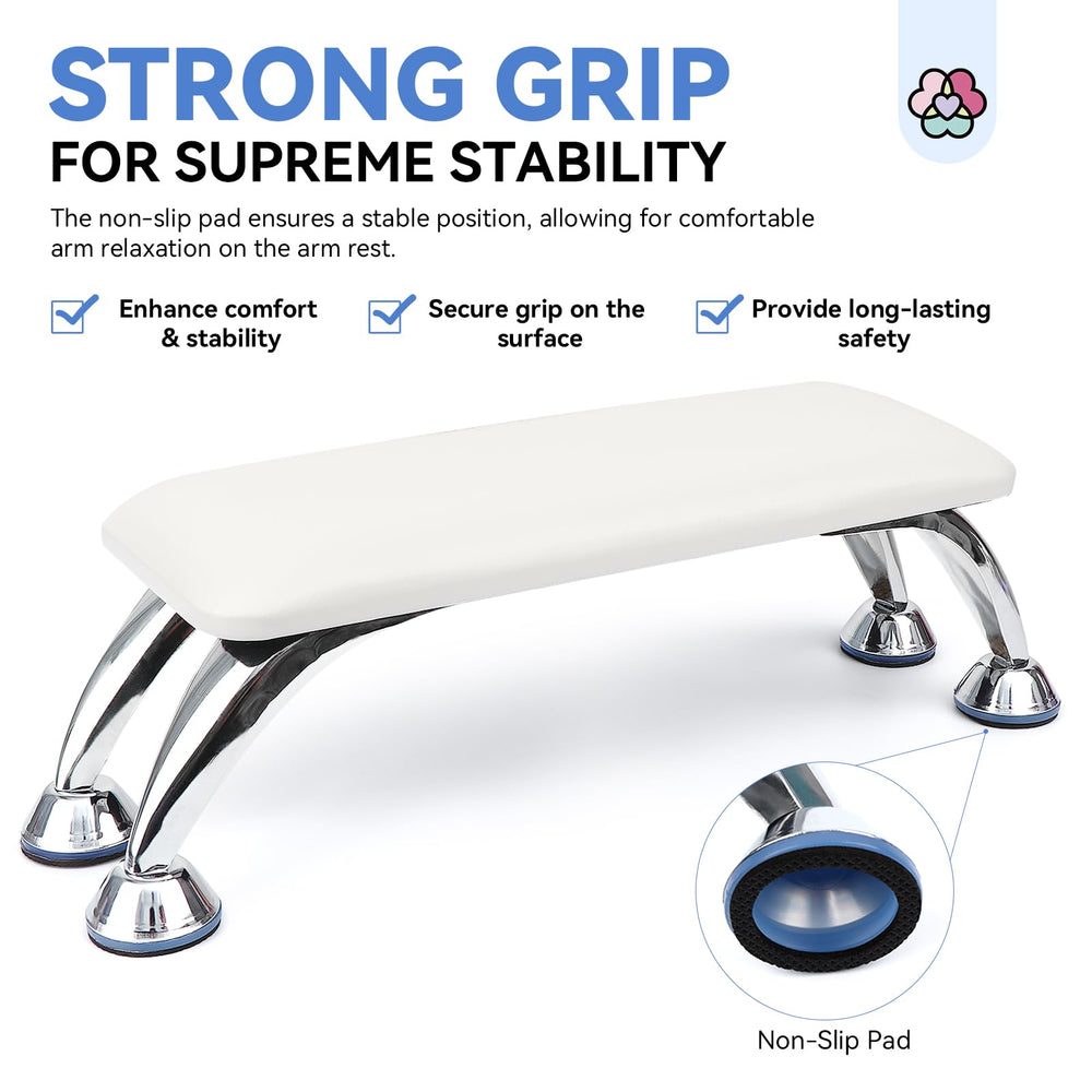 SAVILAND arm rest non-slip pads keep the unit stable during treatments.