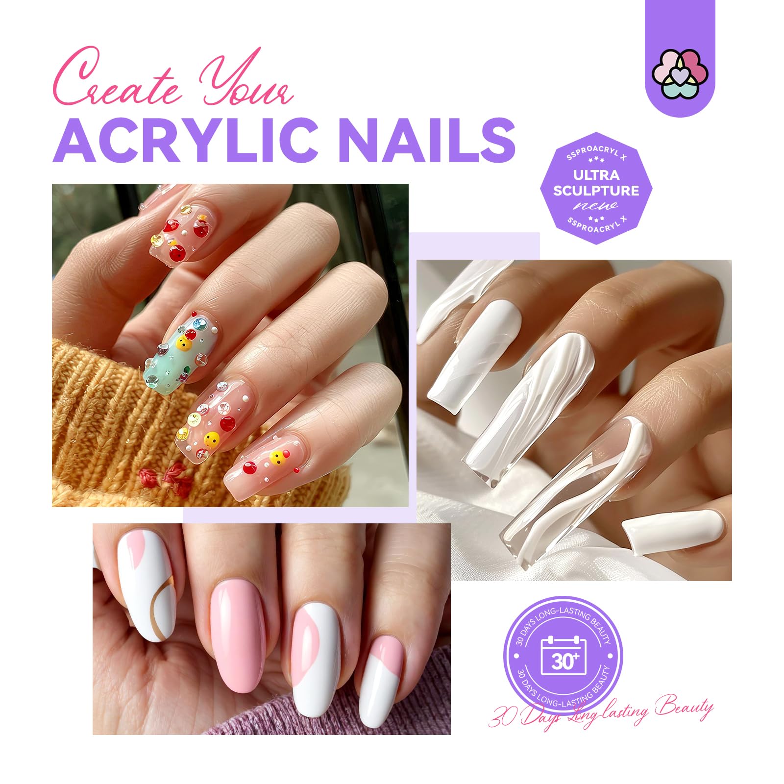 SAVILAND at-home nail extension setup demonstrates easy brush application.