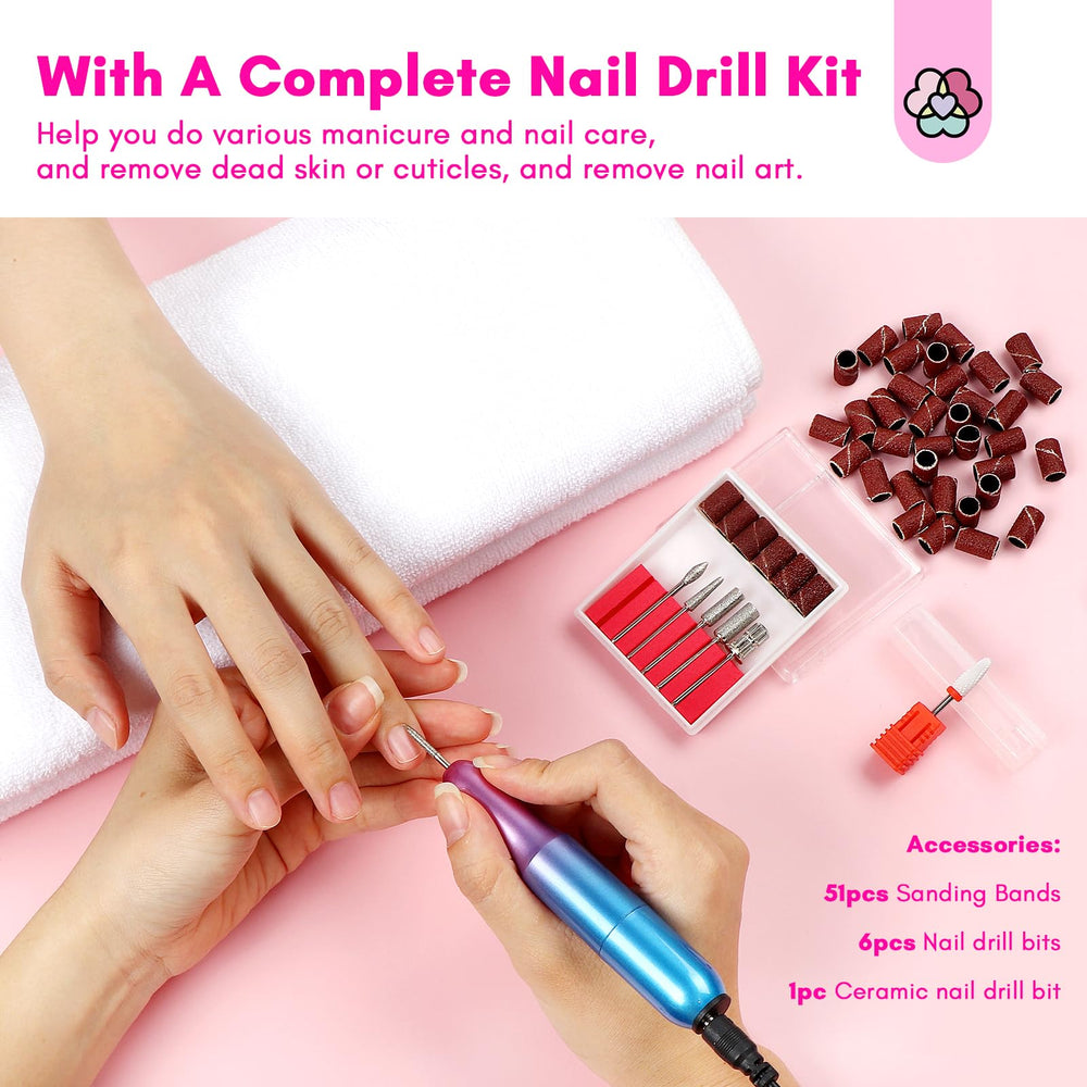 Base and top coats deliver glossy, chip resistant results.