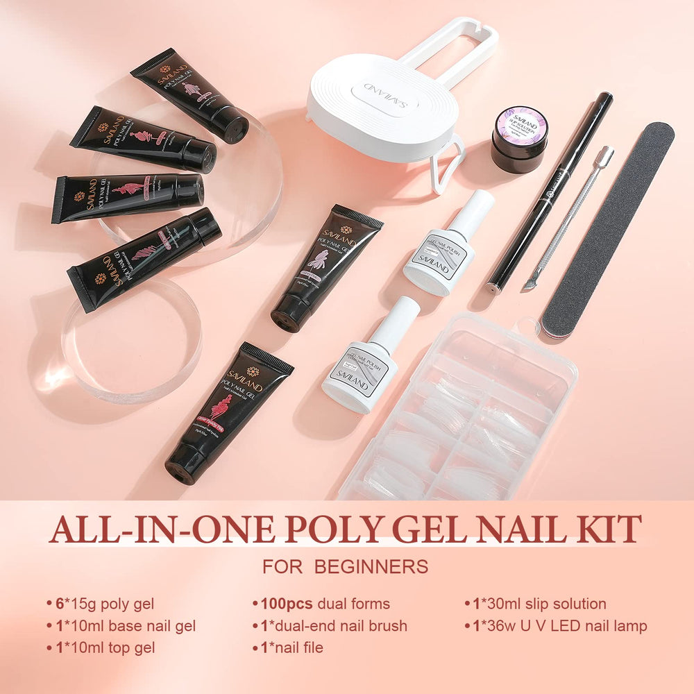 Saviland Base and Top Gels for a glossy wear-resistant finish