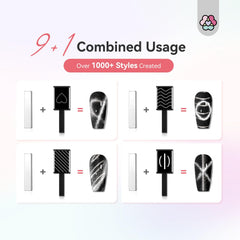 SAVILAND beginner-friendly cat eye magnet makes nails easy.