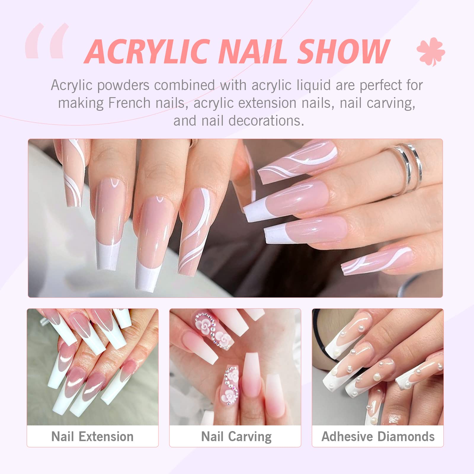 SAVILAND five-brush set (#6–#14) enables detailed and blended nail art.