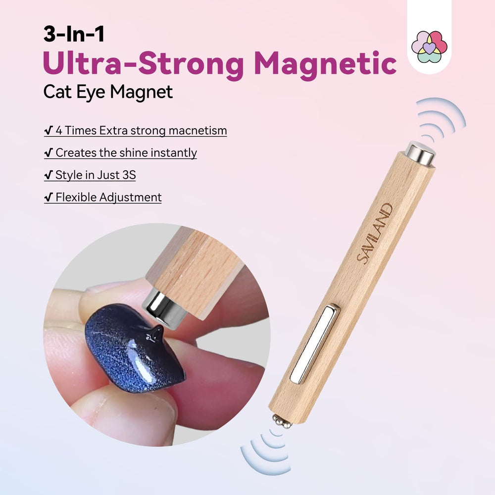 SAVILAND Cat Eye Magnet Strip shape for sleek striped effects.