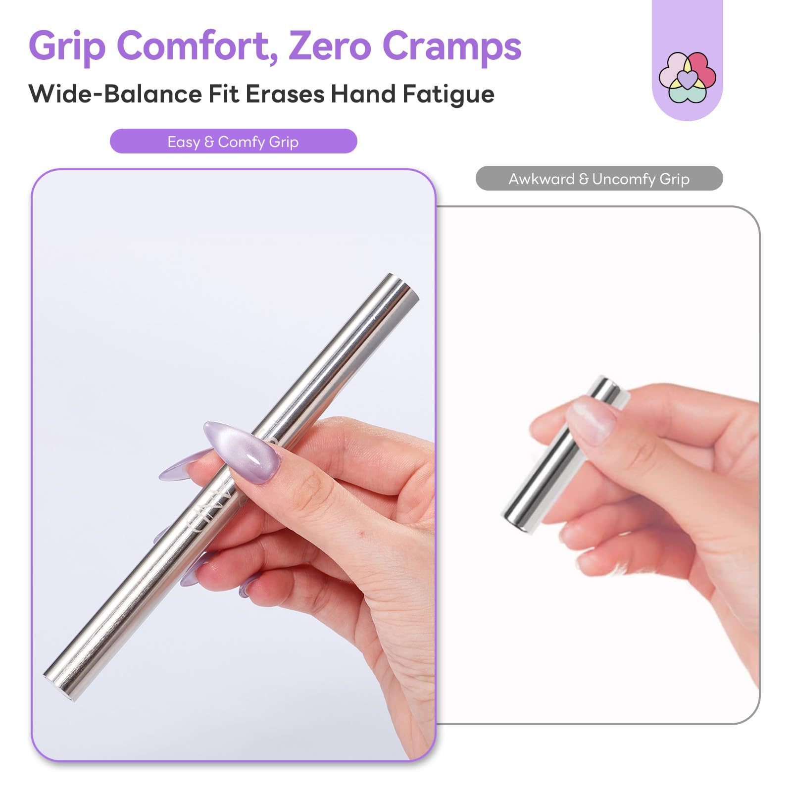 SAVILAND Cat Eye Magnet Wand durable metal body withstands drops for reliable daily use.
