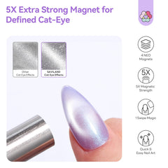 SAVILAND Cat Eye Magnet Wand ergonomic grip supports comfortable, fatigue-free sessions.