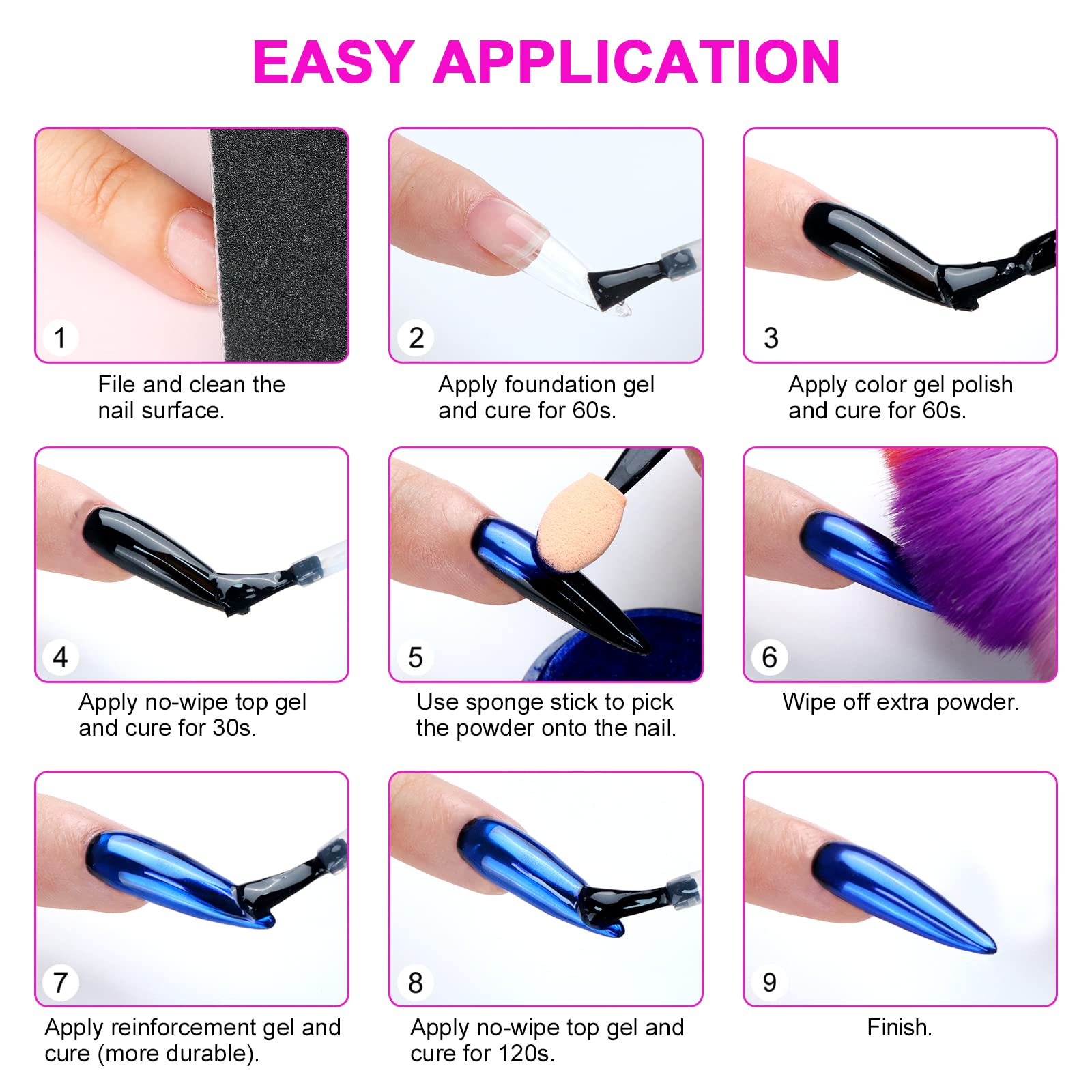SAVILAND sponge sticks set enables precise, easy application.