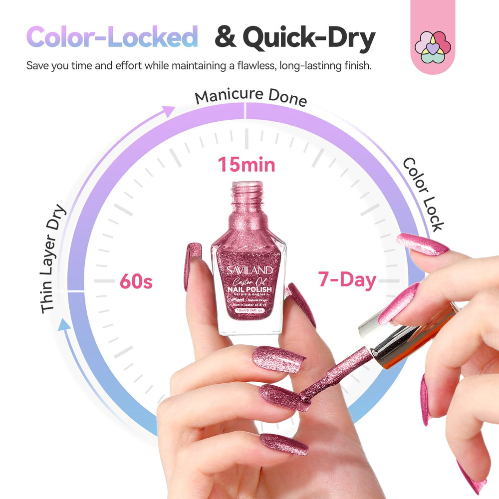 SAVILAND chameleon bottle cap and brush for smooth application