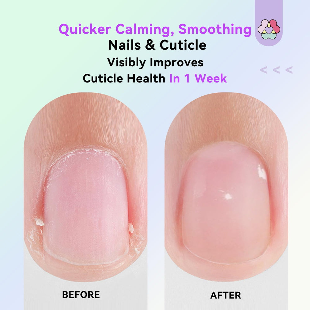 SAVILAND cuticle oil pen application on nail cuticle shows easy twist-to-dispense.