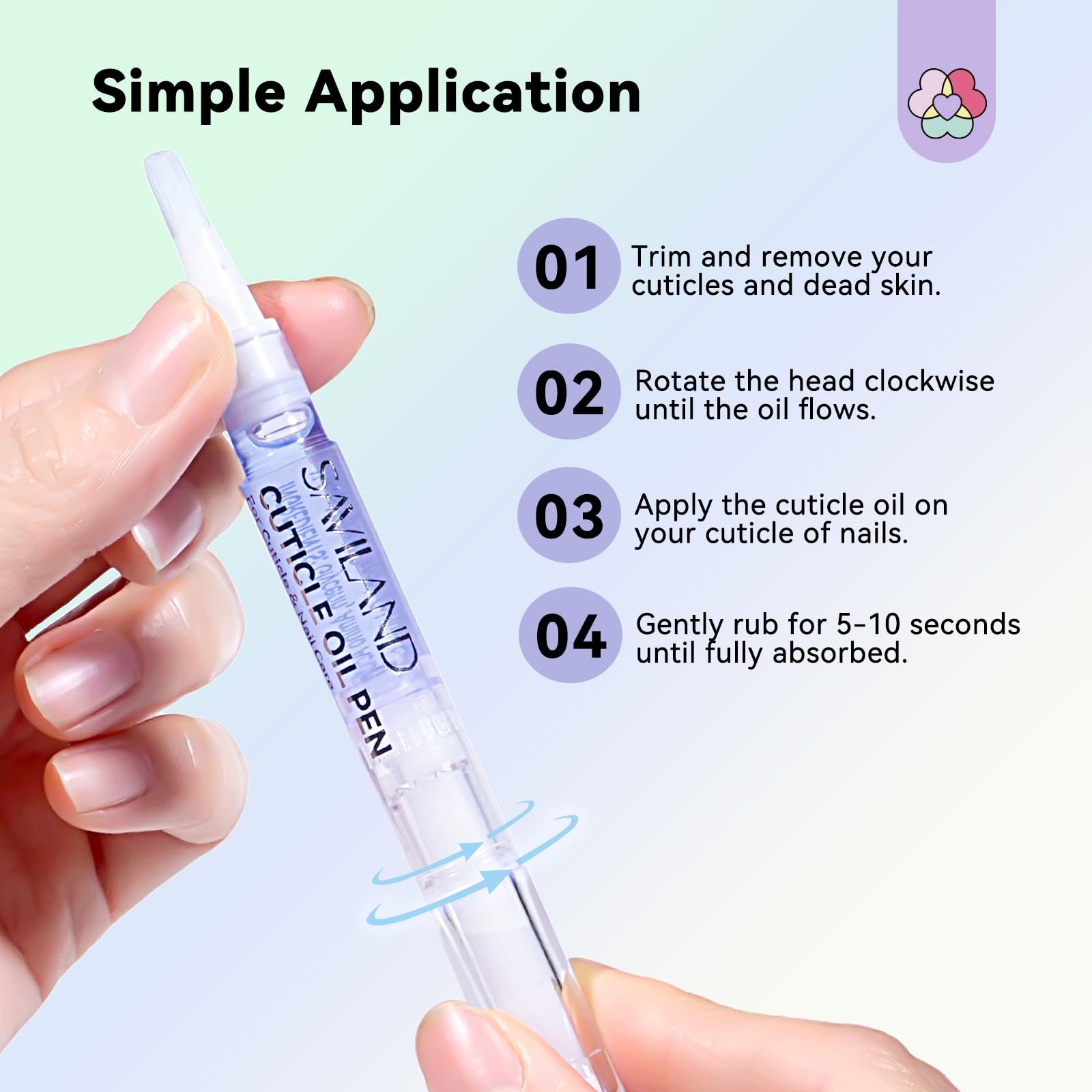 SAVILAND cuticle oil pen gift-ready pack for gifting.
