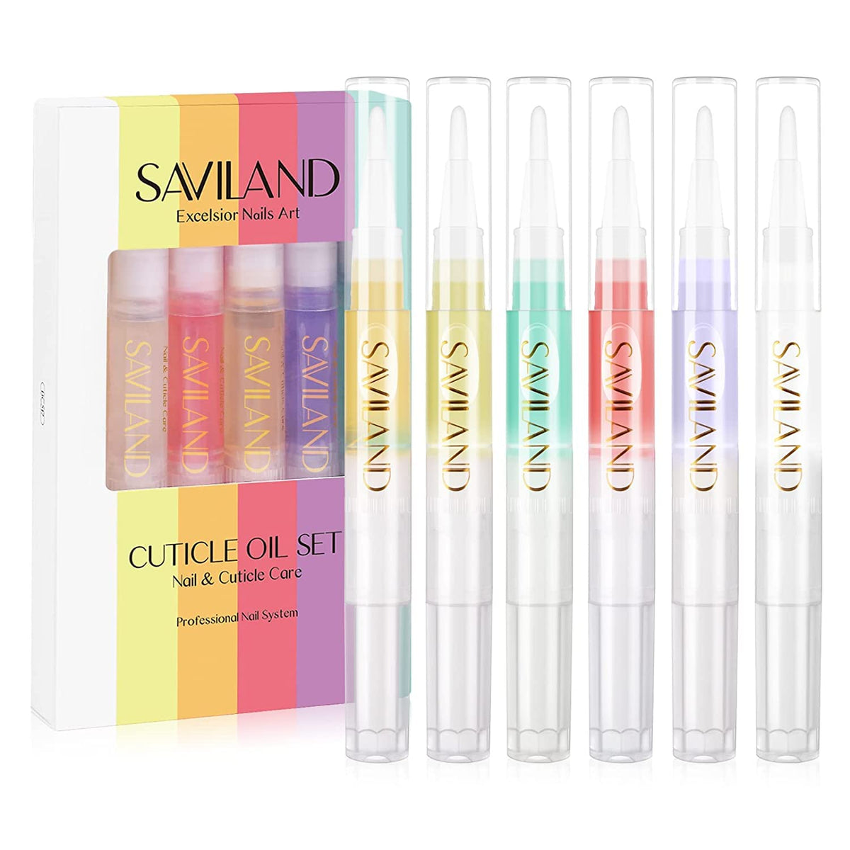 SAVILAND cuticle oil pen lily flavor nourishes cuticles for smoother nails