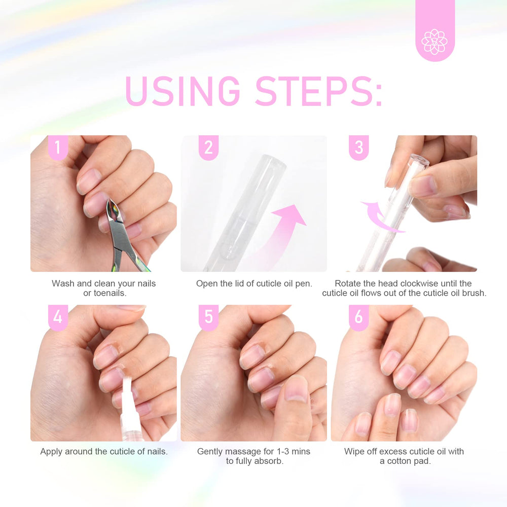 SAVILAND cuticle oil pen Vitamin E content close-up.