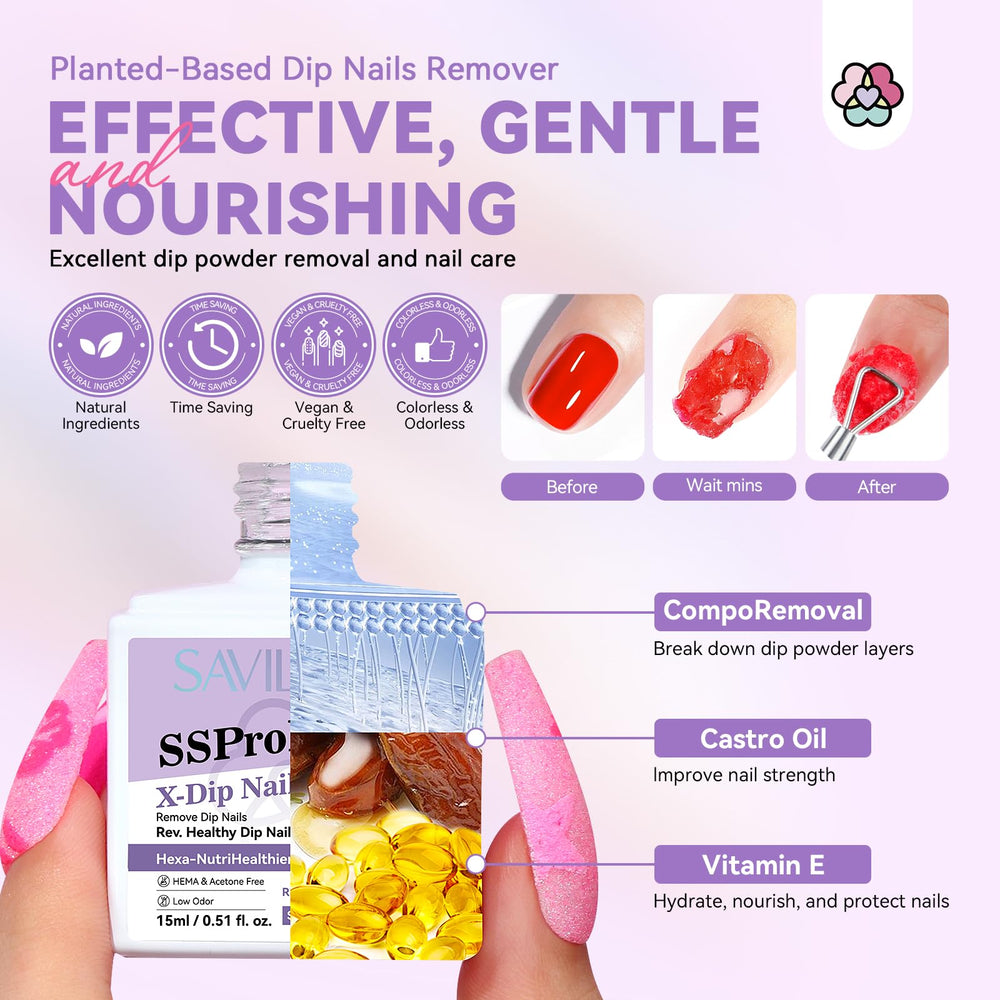 SAVILAND cuticle oil pen highlights nourishment during removal