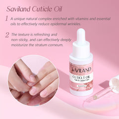Saviland cuticle trimmer toolset enables precise, safe cuticle exfoliation.