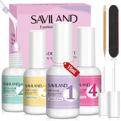 SAVILAND dip base bottle for a smooth, long-lasting base layer and finish