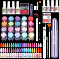 SAVILAND Dip Powder Kit with 20 shades for versatile DIY nails
