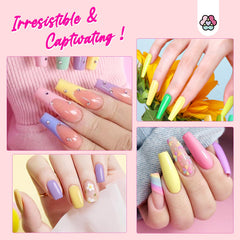 SAVILAND color swatches display 30 colors for versatile nail art.
