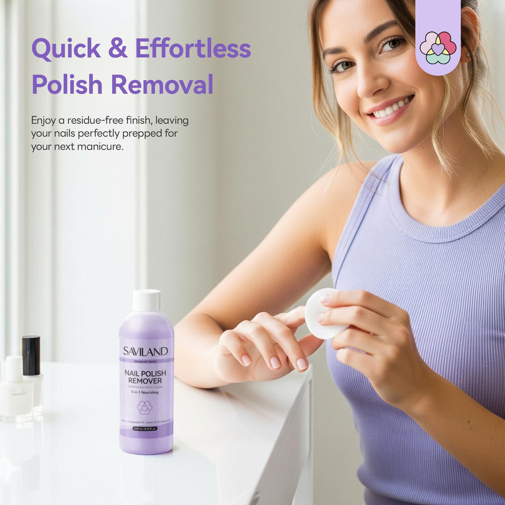SAVILAND handles dip powder removal with ease.