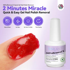 Gentle cuticle pusher included for safe nail prep.