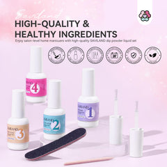 SAVILAND top coat bottle delivering a glossy protective layer