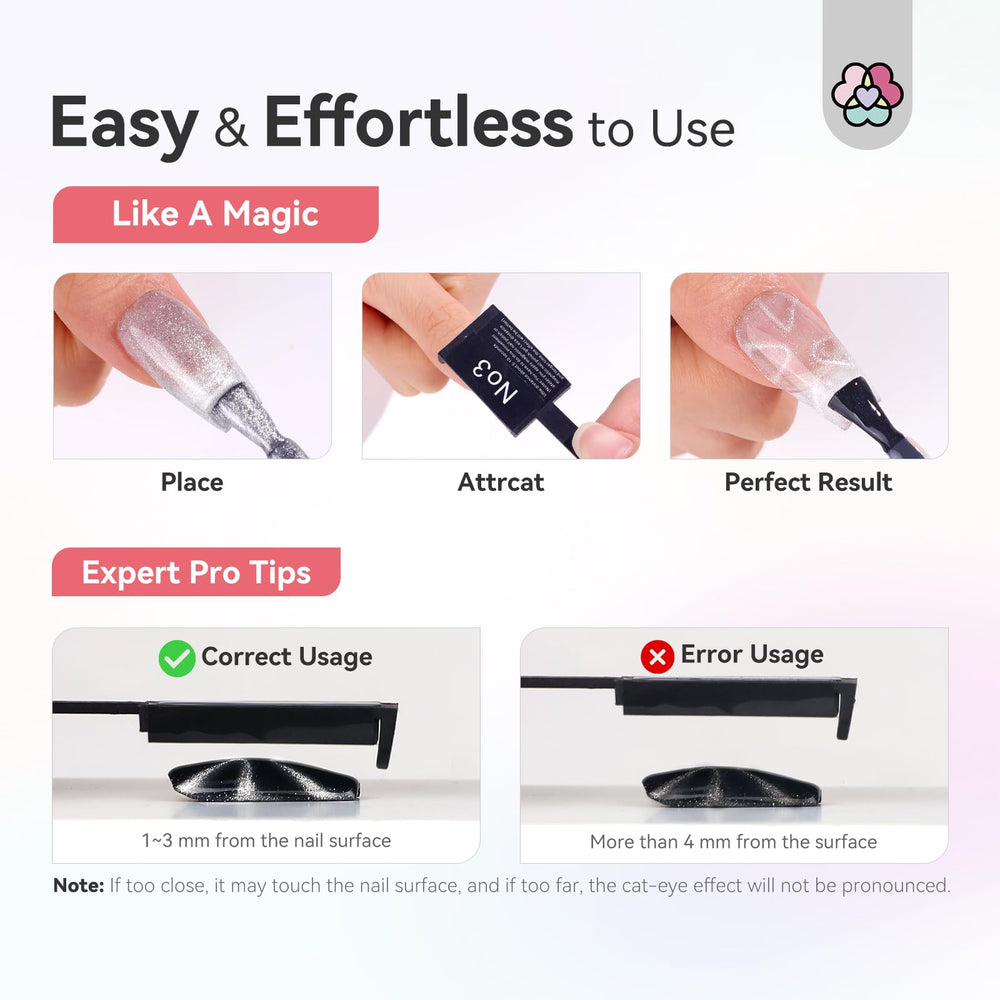 SAVILAND durable magnetic set for repeated professional-grade nail art.