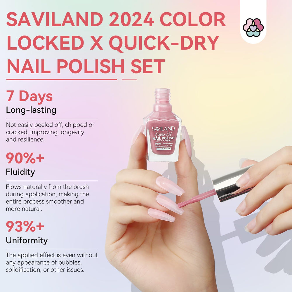 SAVILAND easy removal with non-acetone option illustration