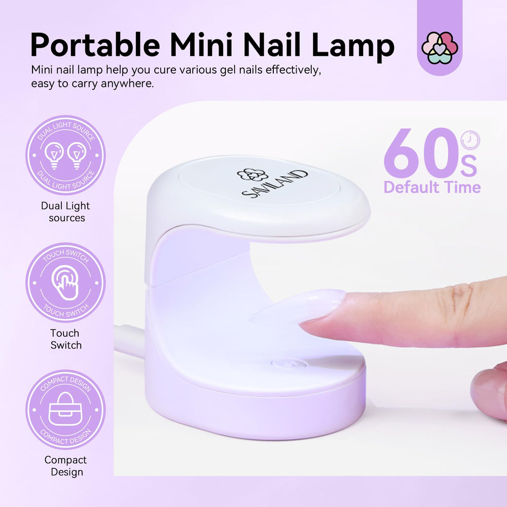 SAVILAND electric nail file with adjustable speed