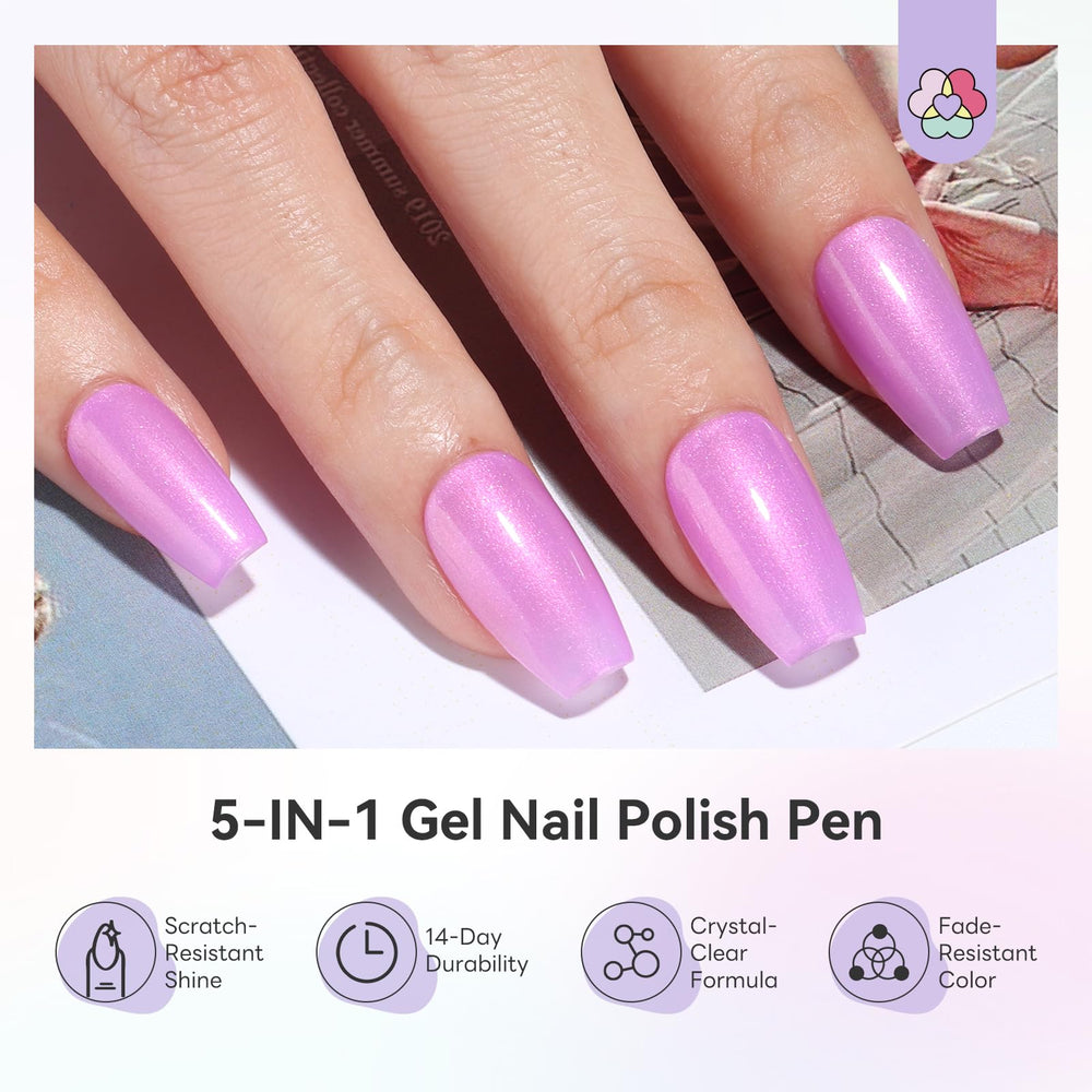 SAVILAND gel pen with a large brush for smooth, beginner-friendly application.