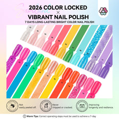 SAVILAND fast-dry neon polish bottle close-up for fast color results