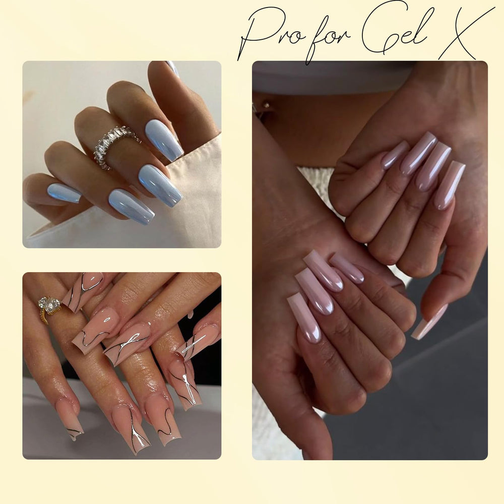 SAVILAND Gel Nail X Kit 4-in-1 glue for fast adhesion and versatility.