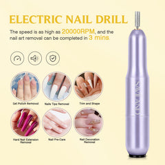 SAVILAND Gel Nail X Kit mini lamp for quick at-home curing.