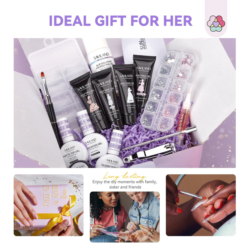 SAVILAND gift-box packaging, ready-made gift for DIY nail lovers