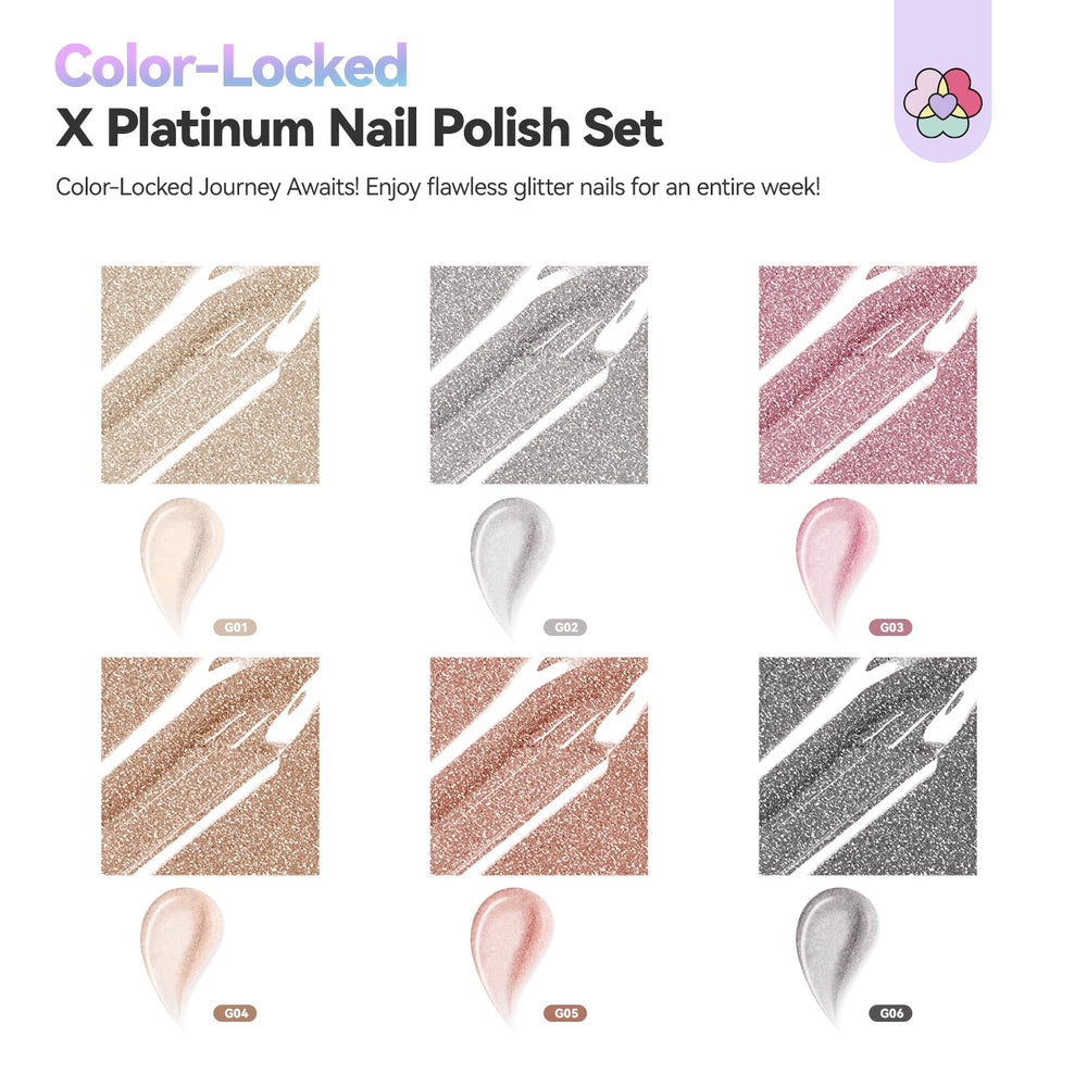 SAVILAND holographic diamond shine nail polish bottle with rainbow reflections