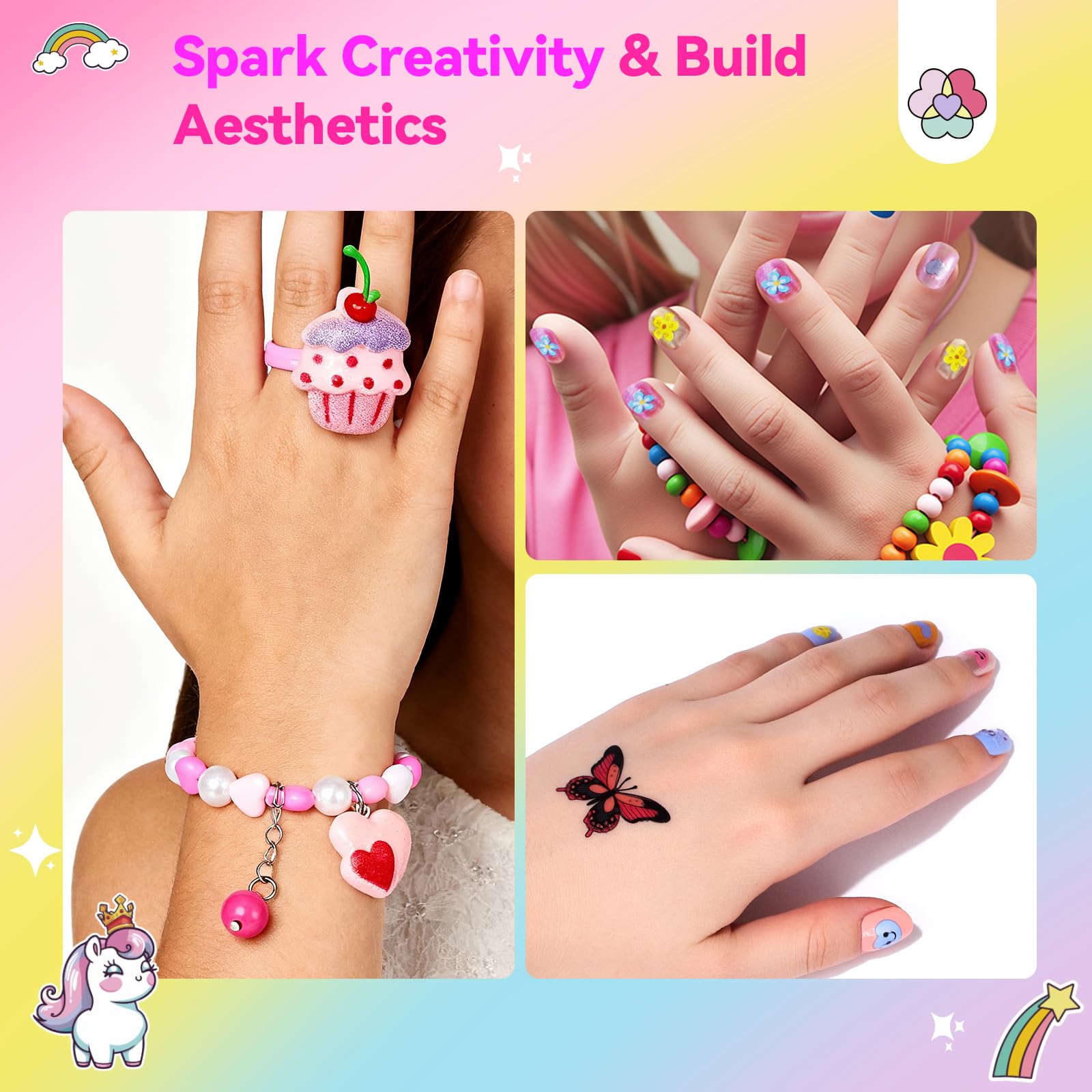 Child using SAVILAND nail kit during an art session