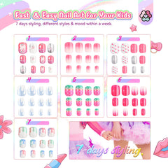 SAVILAND star-pattern nails suit festive outfits and events.
