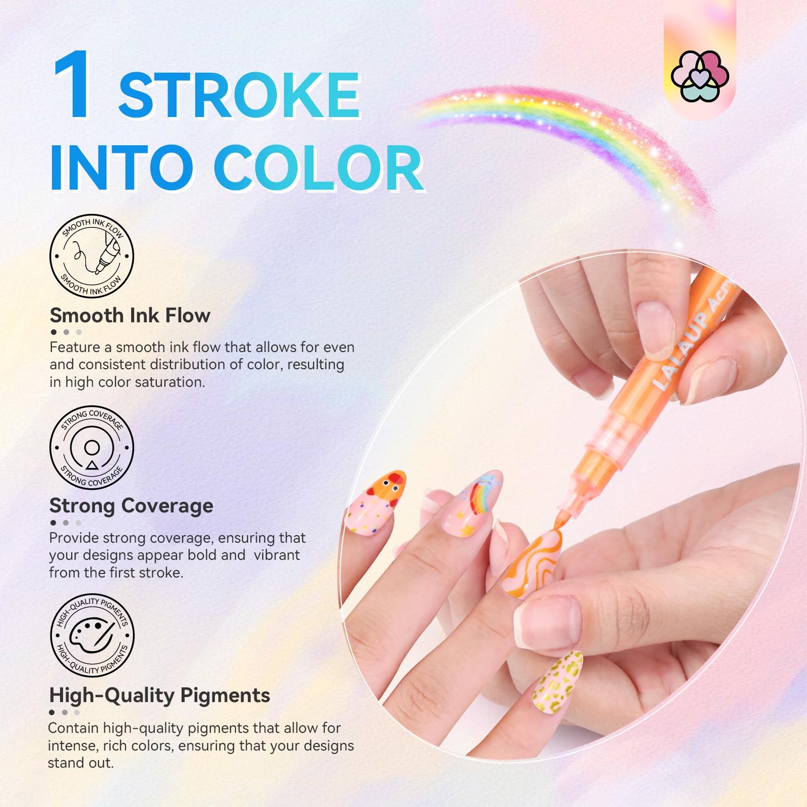 SAVILAND long-lasting nail art resists chips and fading.