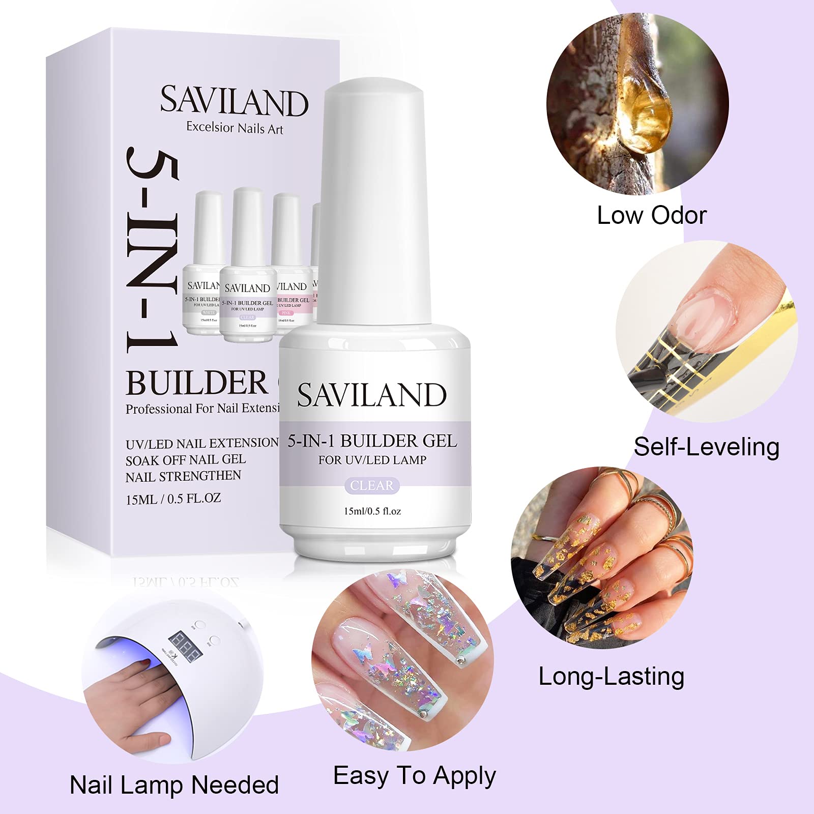 SAVILAND long lasting gel offers 28 days wear with proper base top
