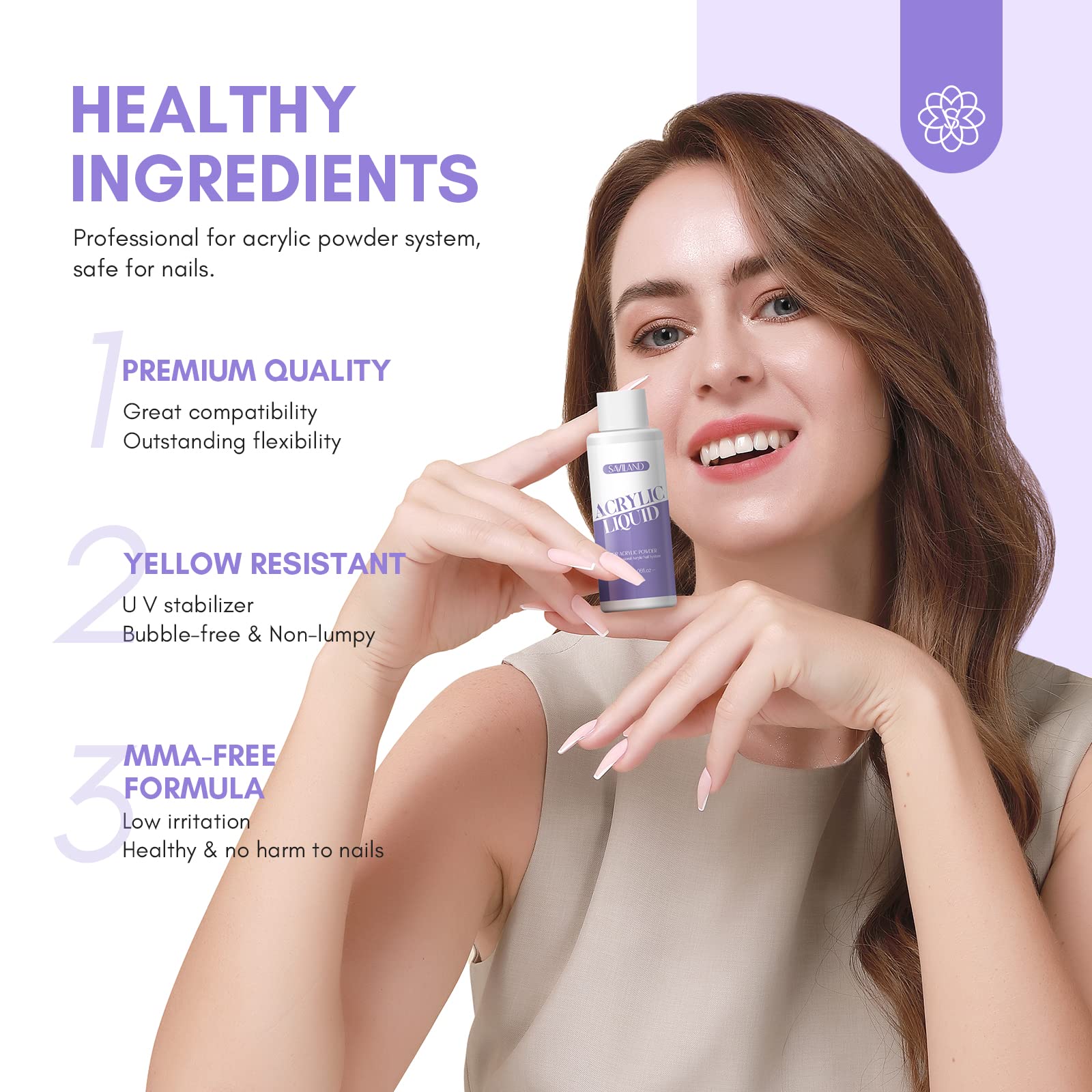 SAVILAND long-lasting nails lasting 28+ days with care