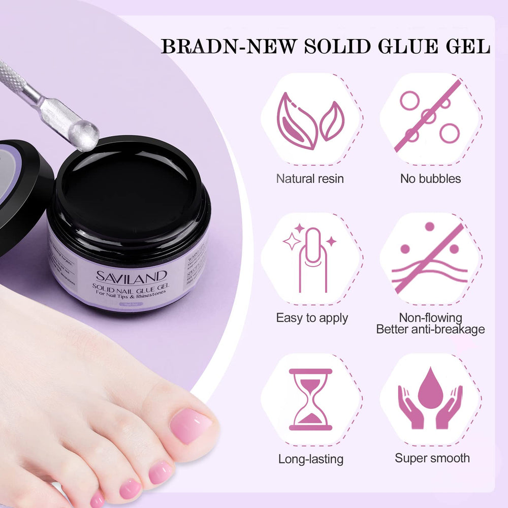 SAVILAND Mini UV Nail Lamp cures gels quickly and evenly